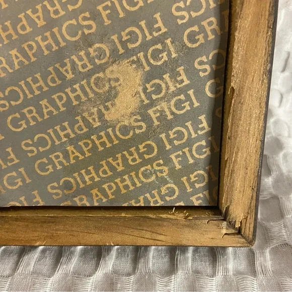 VINTAGE Country Cuts Framed Folk Art Love Ducks - Picture 8 of 9